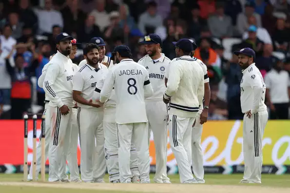 Missed catches hurt India's chances in the Test match.